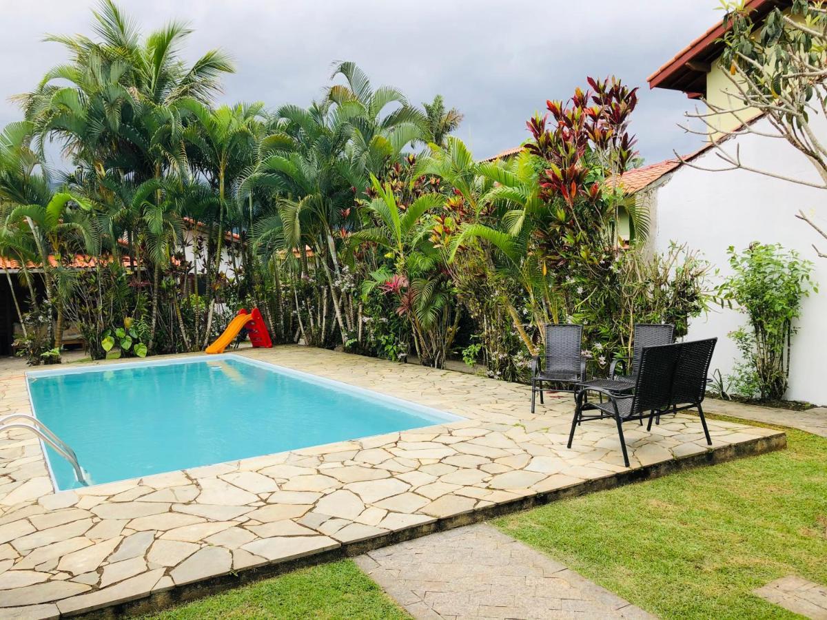 Casa De Praia Estilosa Com Piscina No Condominio-Litoral Norte Бертиога Экстерьер фото