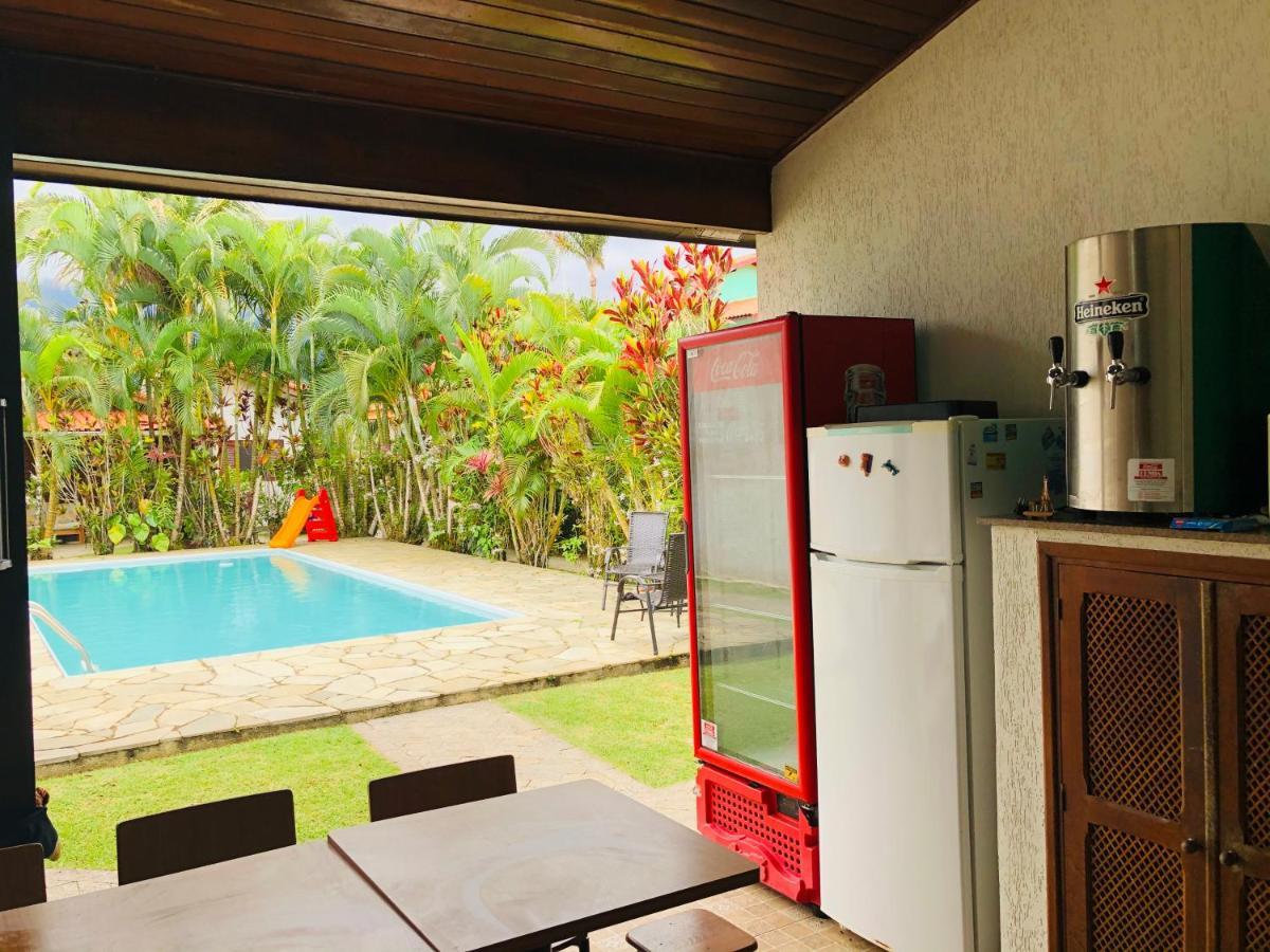 Casa De Praia Estilosa Com Piscina No Condominio-Litoral Norte Бертиога Экстерьер фото