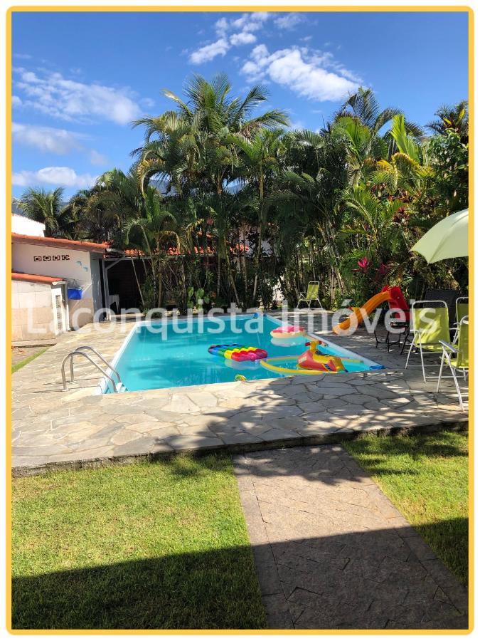 Casa De Praia Estilosa Com Piscina No Condominio-Litoral Norte Бертиога Экстерьер фото